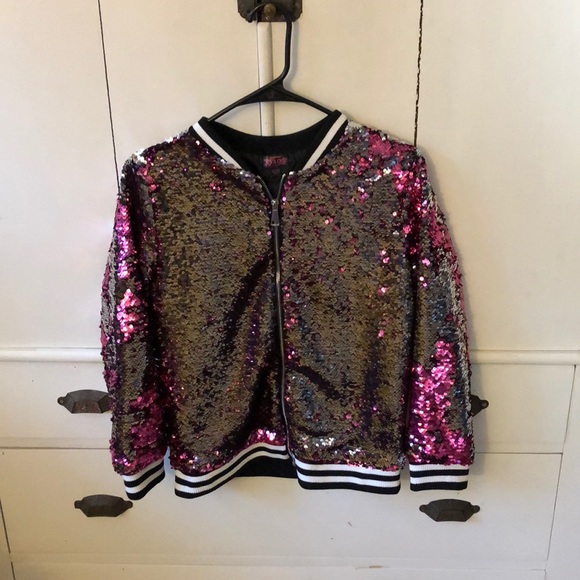 JoJo Siwa Other - Girls sequin flip jacket